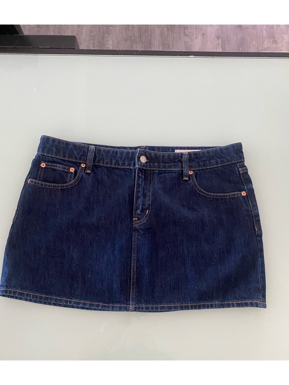 GAP Dark Indigo Denim Mini Skirt